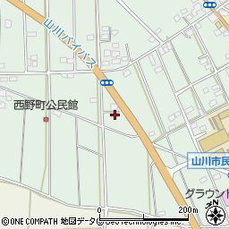 福岡県みやま市山川町尾野1646周辺の地図