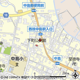 福岡県柳川市大和町中島507周辺の地図