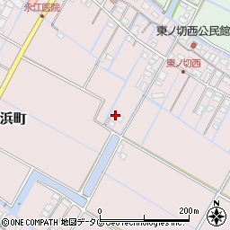 福岡県柳川市大浜町173-3周辺の地図