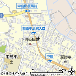福岡県柳川市大和町中島758周辺の地図