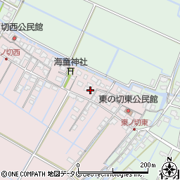 福岡県柳川市大浜町77周辺の地図