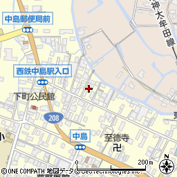 福岡県柳川市大和町中島543周辺の地図