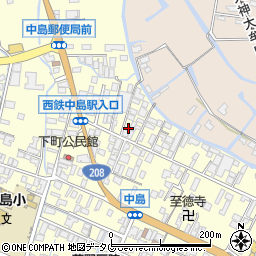 福岡県柳川市大和町中島530周辺の地図