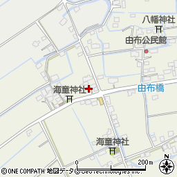 福岡県柳川市大和町皿垣開737周辺の地図