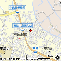 福岡県柳川市大和町中島529周辺の地図