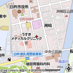 臼杵タクシー株式会社　本社周辺の地図