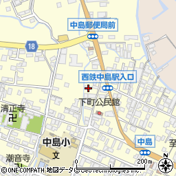 福岡県柳川市大和町中島16-3周辺の地図