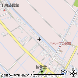 福岡県柳川市大浜町1642周辺の地図