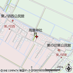 福岡県柳川市大浜町88-2周辺の地図