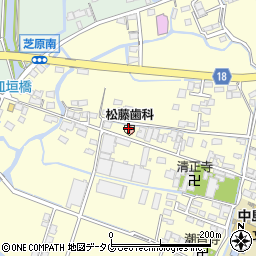 松藤歯科医院周辺の地図