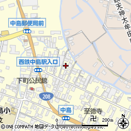 福岡県柳川市大和町中島532周辺の地図