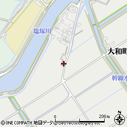 福岡県柳川市大和町明野1625周辺の地図