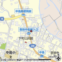 大牟田柳川信用金庫大和支店周辺の地図