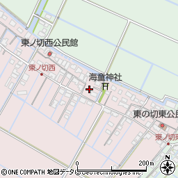 福岡県柳川市大浜町155周辺の地図