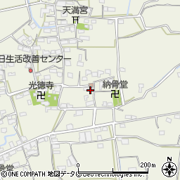 福岡県みやま市高田町竹飯1158周辺の地図