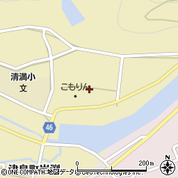 宇和島市立清満公民館周辺の地図