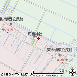 福岡県柳川市大浜町345周辺の地図