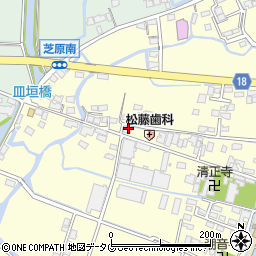 福岡県柳川市大和町中島141周辺の地図