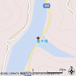 重木橋周辺の地図