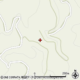 福岡県八女市立花町白木5007-12周辺の地図