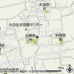 福岡県みやま市高田町竹飯1178周辺の地図
