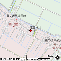 福岡県柳川市大浜町156周辺の地図