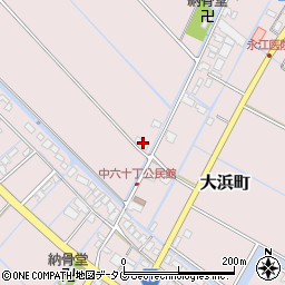 福岡県柳川市大浜町351周辺の地図