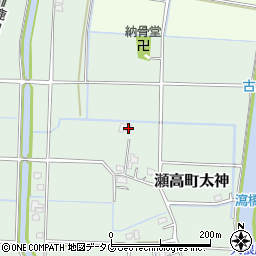 福岡県みやま市瀬高町太神2154周辺の地図