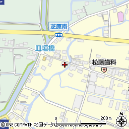 福岡県柳川市大和町中島415周辺の地図