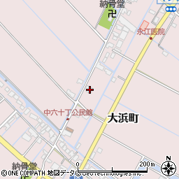 福岡県柳川市大浜町311-2周辺の地図