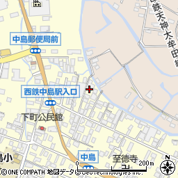 福岡県柳川市大和町中島535周辺の地図