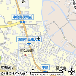 福岡県柳川市大和町中島521周辺の地図