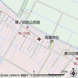 福岡県柳川市大浜町182周辺の地図