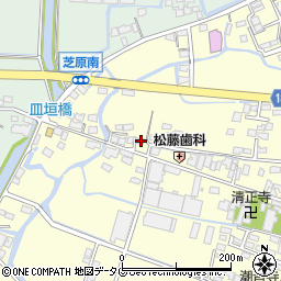 福岡県柳川市大和町中島128周辺の地図