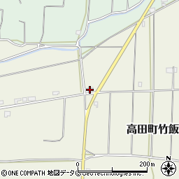 福岡県みやま市高田町竹飯2062周辺の地図