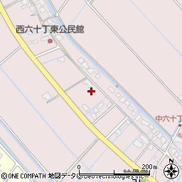 福岡県柳川市大浜町1025周辺の地図