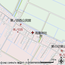 福岡県柳川市大浜町157周辺の地図