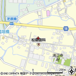 福岡県柳川市大和町中島122周辺の地図