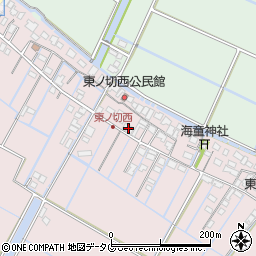 福岡県柳川市大浜町147周辺の地図