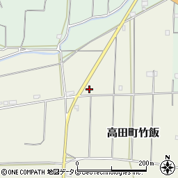 福岡県みやま市高田町竹飯2067周辺の地図