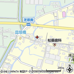 福岡県柳川市大和町中島130周辺の地図