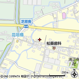 福岡県柳川市大和町中島129周辺の地図