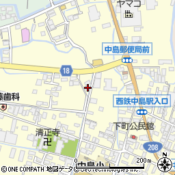 福岡県柳川市大和町中島99-1周辺の地図