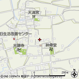 福岡県みやま市高田町竹飯1127周辺の地図