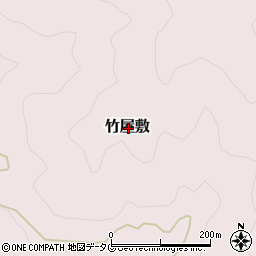 高知県四万十市竹屋敷周辺の地図