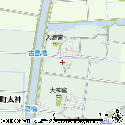 福岡県みやま市瀬高町太神1963周辺の地図