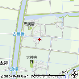 福岡県みやま市瀬高町太神1962周辺の地図