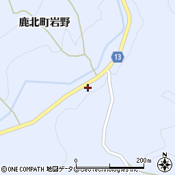 熊本県山鹿市鹿北町岩野1983周辺の地図