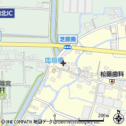 福岡県柳川市大和町中島419-6周辺の地図