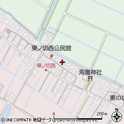 福岡県柳川市大浜町213周辺の地図